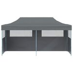 vidaXL Tente de fête 291 x 580 x 315 cm Anthracite Tissu Oxford