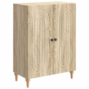 vidaXL Buffet Chêne Sonoma 66 x 34 5 x 90 cm Bois d'ingénierie