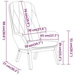 vidaXL Chaise de relaxation Noir Velours