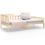 vidaXL Lit de jour 90x200 cm Bois de pin massif