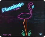 Tapis de souris T'nB Neon Flamingo (Thème Néon)
