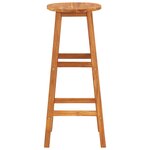 vidaXL Tabourets de bar lot de 6 bois d'acacia solide