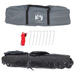 vidaXL Tente de camping 3 personnes orange libération rapide