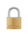 THIRARD - Cadenas à clé Type 1  laiton  intérieur  anse acier  60mm  2 clés