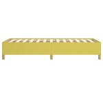vidaXL Cadre de lit sans matelas vert 90x200 cm tissu