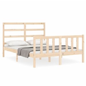 vidaXL Cadre de lit sans matelas 120x200 cm bois de pin massif