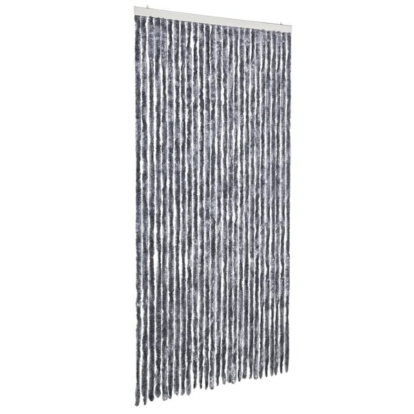 vidaXL Moustiquaire argenté 118x220 cm chenille