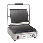 Grill panini professionnel simple lisse - 2 2 kw - 480 x 435 mm - buffalo -  - inox 480x435x215mm