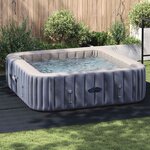 vidaXL Tapis de piscine Noir 396 x 396 x 0 1 cm