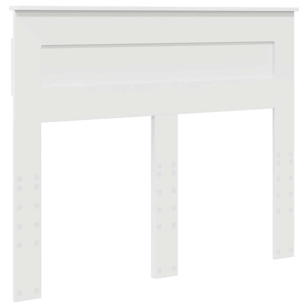 vidaXL Tête de lit Blanc 120 cm Bois d'ingénierie