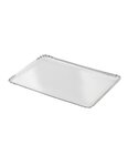 (lot  de 100 plateaux) plateau traiteur carton argent 42 x 28cm