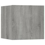 vidaXL Ensemble de meubles TV 5 Pièces Sonoma gris Bois d'ingénierie