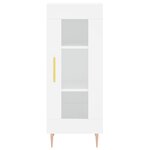 vidaXL Buffet haut Blanc 34 5x34x180 cm Bois d'ingénierie