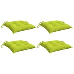vidaXL Coussins de palette lot de 4 vert brillant 50x50x7 cm