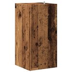 vidaXL Armoire d'angle vieux bois 33x33x67 cm bois ingénierie