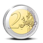 Pièce de monnaie 2 euro commémorative Belgique 2022 BU – Merci – Légende flamande