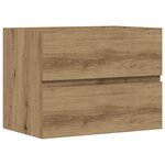 vidaXL Armoire de salle de bain chêne artisanal bois d'ingénierie