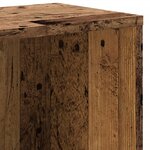 vidaXL Bibliothèque vieux bois 67x24x161 cm bois d'ingénierie