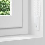 vidaXL Store enrouleur occultant blanc cassé 90x130cm largeur du tissu