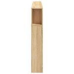 vidaXL Tête de lit à LED chêne sonoma 180x18 5x103 5cm bois ingénierie
