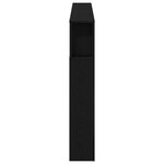 Tête de lit de rangement vidaXL avec éclairage LED Chêne noir 180x18 5x103 5 cm