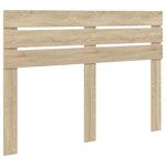 vidaXL Lit de Rangement Chêne Sonoma 150 x 200 cm Bois d'ingénierie