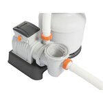 Bestway filtre a sable 7 57 m³/h + pré-filtre - blanc