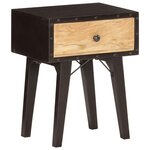 vidaXL Table de chevet 40x30x50 cm Bois de récupération massif