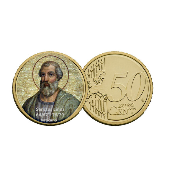 Vatican - 50 cents à“ 2nd pape à“ saint lin sanctus linus