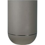 Pot de fleurs Tulipe - granit - gris