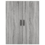 vidaXL Armoire murale sonoma gris 69 5x34x90 cm