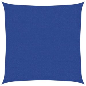 vidaXL Voile d'ombrage 160 g/m² carré bleu 3x3 m PEHD