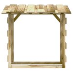 vidaXL Pergola avec toit 100x90x100 cm Bois de pin imprégné
