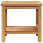 vidaXL Table basse Marron 50 x 35 x 45 cm Bois de teck solide