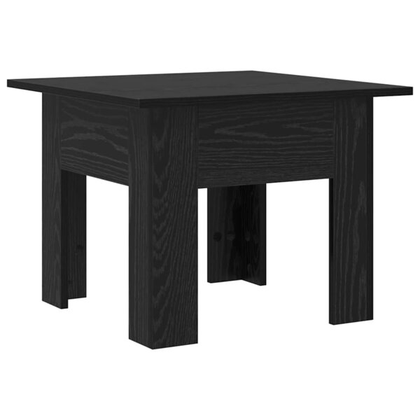 vidaXL Table basse Chêne noir Bois d'ingénierie