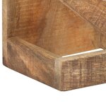 vidaXL Casier à bouteilles pour 5 bouteilles Bois de manguier massif