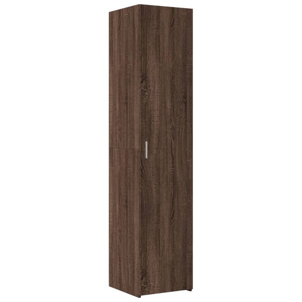 vidaXL Buffet haut chêne marron 40x42 5x185 cm bois d'ingénierie