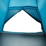 vidaXL Tente de camping à dôme 2 personnes bleu imperméable