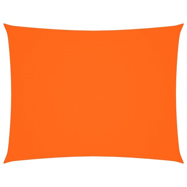 vidaXL Voile de parasol tissu oxford rectangulaire 5x6 m orange