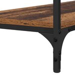 vidaXL Table console Bois ancien 100 x 34.5 x 75 cm Bois d'ingénierie