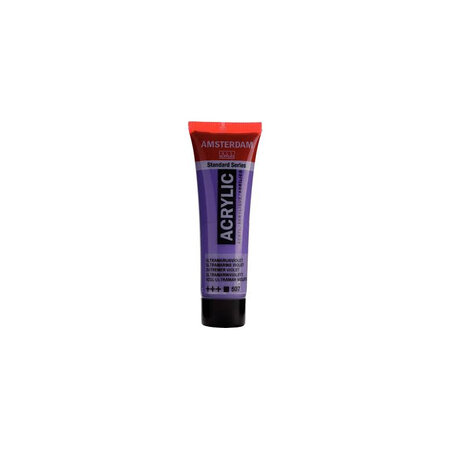 Peinture acrylique en tube outremer violet 20ml - amsterdam