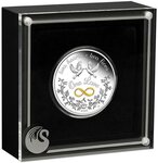 Pièce de monnaie en Argent 1 Dollar g 31.1 (1 oz) Millésime 2026 ONE LOVE