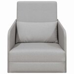 vidaXL Canapé-Lit Gris nuage 65 x 80 x 83 cm tissu