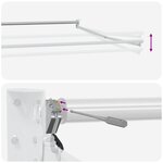 vidaXL Auvent rétractable électrique Sable 100  Polyester et Aluminium