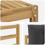 vidaXL Ensemble de canapés d'extérieur 8 pc Blanc et anthracite