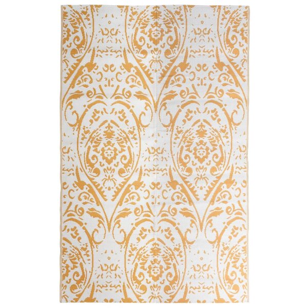 vidaXL Tapis d'extérieur ARAKIL Orange et blanc 190x290 cm PP