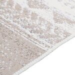 vidaXL Tapis Beige 80x150 cm Coton