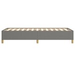vidaXL Cadre de lit Gris foncé 100 x 200 cm Tissu