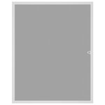 vidaXL Écran anti-insectes pour fenêtres Blanc 110 x 130 cm