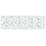 vidaXL Coussins de chaise longue lot de 2 motif de feuilles